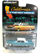 Greenlight 1/64 1973  Cadillac Sedan Deville California Lowrider NEW IN ... - £7.69 GBP