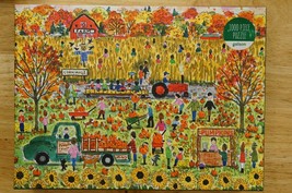 Pumpkin Patch Michael Storrings Galison 1000PC Fall Festival Puzzle NEW ... - $14.84