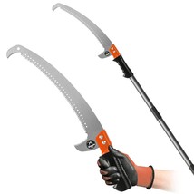 Pole Saws For Tree Trimming 14 Ft Lightweight Manual Stainless Steel Ext... - £61.69 GBP