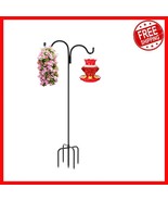 Stylish 76 Inch Adjustable Double Shepherds Hook for Plants &amp; Lanterns -... - $56.46 CAD