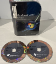 Microsoft Windows Vista Ultimate Full 32 Bit &amp; 64 Bit WITH PRODUCT KEY (... - £54.74 GBP
