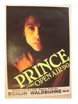 Prince Poster Berlin Concert Open Air Face Shot - $3,316.94 MXN
