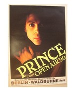 Prince Poster Berlin Concert Open Air Face Shot - $3,316.94 MXN