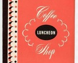 Hotel Statler Coffee Shop Luncheon Menu New York 1953 - £25.63 GBP