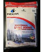 Vintage INDERA Traditional Long Johns Mens Thermal Underwear Size XL 42-... - $497.92 MXN
