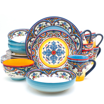 Zanzibar 20 Piece Stoneware Dinnerware Set by Euro Ceramica - $148.45