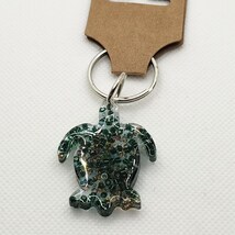 Hand-poured Turtle Keychain - $4.00
