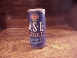 Vintage 1940&#39;s R-S-L Service Badminton Shuttlecocks Container, Sealed, RSL - £7.80 GBP