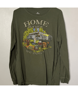 Olive Graphic Long Sleeve Tee - $180.21 MXN