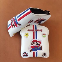 Golf Club Mallet Blade Putter Head Cover Super Smart Mario Brother - £22.42 GBP