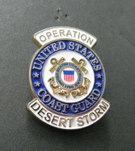 United States Coast Guard USCG Desert Storm Veteran Lapel Pin Badge 1 inch - £4.50 GBP