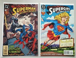 Lot of 10 Superman In Action Comics DC 1994 700 to 709 Fall Of Metropolis - $28.70