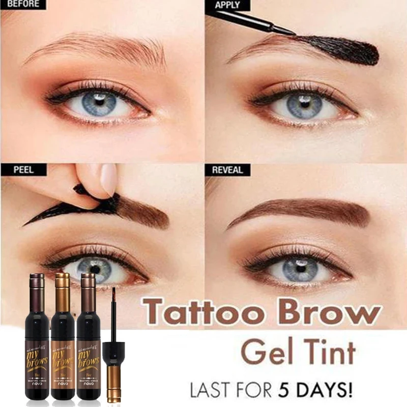 Yebrow a eyebrow tattoo a tint dye sa permanent makeup peel off beauty supplies tearing thumb200