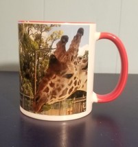 Giraffe Coffee Mug Cup Andrew Barnard Flowers Trees 3.5 Inch Tall - $12.32