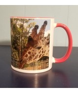 Giraffe Coffee Mug Cup Andrew Barnard Flowers Trees 3.5 Inch Tall - £9.76 GBP