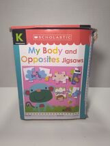 Scholastic My Body and Opposites Jigsaws Set 2 Puzzles 40 Pc Each - 1 Se... - $14.83