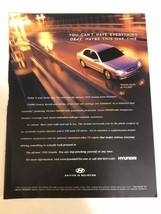 1999 Hyundai Sonata Car Vintage Print Ad pa7 - $7.91