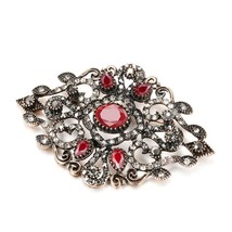 New Vintage Brooches Bohemian Crystal Elegant brooch Antique Gold Classi... - £7.11 GBP