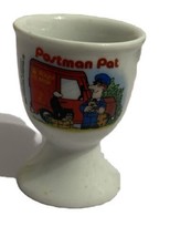 Vintage Postman Pat Ceramic Egg Cup Woodland Animations 1996 7cm  - £2.98 GBP
