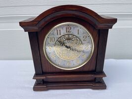 Seiko Westminster-Whittington Clock Wood Chimes Desk Mantle TESTED WORKS - $53.45