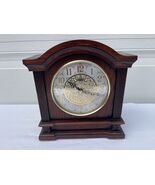 Seiko Westminster-Whittington Clock Wood Chimes Desk Mantle TESTED WORKS - $53.45