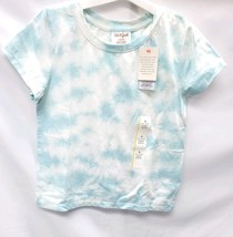 Girl's Small (6-6X) Green Tie Dye Short Sleeve T- Shirt, Cat & Jack   image 2