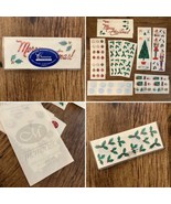 15 Sheets Vintage Creative Memories Christmas Scrapbook Stickers In Bund... - $14.84