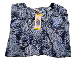 Joie Women&#39;s S Top Long Sleeve V Neck Peasant Blouse Floral Print Multi ... - $18.76
