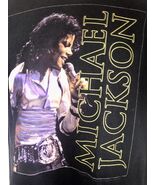 Michael Jackson Men&#39;s T-Shirt M Black Short Sleeve King Of Pop Unisex Go... - $10.94