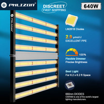 640W Foldable Grow Lights &amp; Dimmable LED Bar Commercia VS Gavita Pro 170... - £278.97 GBP