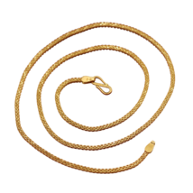 22cts seal pure gold 9inches snake chain sibling gift bestseller jewelry - $3,214.00