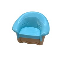 Fisher Price Loving Family Dream Dollhouse Blue Aqua Single Sofa Couch L... - $8.90