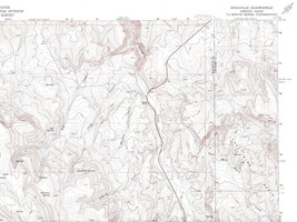 Sheaville Quadrangle Oregon-Idaho 1969 USGS Topo Map 7.5 Minute Topographic - $23.99