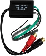 RCA Hi/Low 2 Channel to Speaker Wire Line Out Adapter Converter AV Insta... - €11,63 EUR