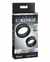 FANTSY C-RINGZ MAX-WIDTH PREMIUM SILICONE C RINGS - $21.77
