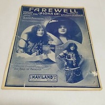 Farewell (Aloha Oe) by H.M. Queen Liliuokalani Sheet Music - $10.98