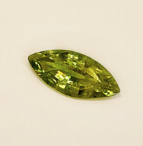 1.24 UNHEATED Stunning Green Sapphire Unique Marquise Sapphire w Gem Report - $1,482.04