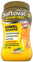 Softovac-SF (Sugarfree) Bowel Regulator 250g - 100% Natural Actives: High Fiber  - £11.33 GBP