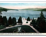 Fort William Henry Hotel East View Lake George New York NY UNP WB Postca... - $2.92