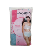 Jockey Elance Breathe Comfort 3-Pack Cotton Briefs Size 9 - £11.77 GBP