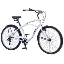 Men&#39;s 26&quot; Beach Cruiser Bike, 7 Speed, Multiple Colors - £221.56 GBP