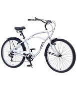 Men&#39;s 26&quot; Beach Cruiser Bike, 7 Speed, Multiple Colors - $277.99