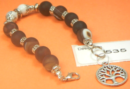 Howlite Gemstone-Energy Jewelry-Bracelet-&amp;-charm-Facilitate-Awareness  -535 - £7.20 GBP