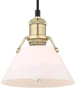 New Golden Lighting Orwell Small Pendant Retail $129 Brushed Champagne B... - $408.33 MXN