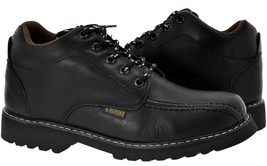 Mens Black Work Shoes Anti Slip Lace Up Soft Toe Botas Trabajo Size 9.5,... - £46.98 GBP