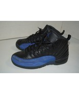 Nike Air Jordan 12 Retro Black Game Royal 153265-014 Youth Size 6Y Rare - $107.83 CAD