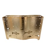 Yankee Candle Co. Gold Metal Tealight Holder – Seaside Fish Cutout Wave Design - €19,80 EUR
