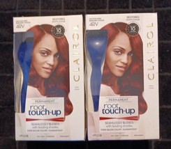 2 Clairol Root Touch-up Permanent Hair Color #4RV Dark Burgundy shades.(J10) - £16.58 GBP