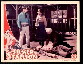 Silver Stallion 11&quot;x14&quot; Lobby Card David Sharpe Janet Waldo Western - $38.80