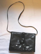 Vintage 1960&#39;s Lisette New York Purse Nappa and Snakeskin Leather Clutch... - $19.80